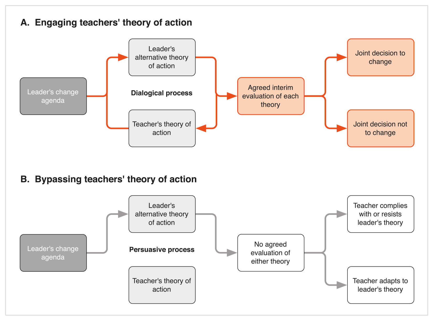 Theory of Action Flow Diagram